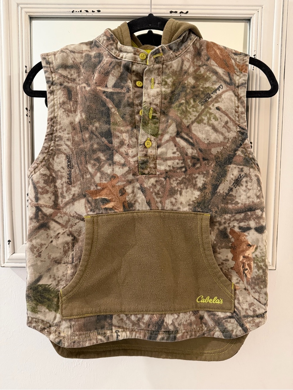 Cabela's Camo Hooded Vest